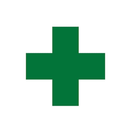 5S Supplies 5S Corner Markers, 2 in W., 6 in L., 0.003 in Thickness, 25 PK VSX-SQUARE-GREEN